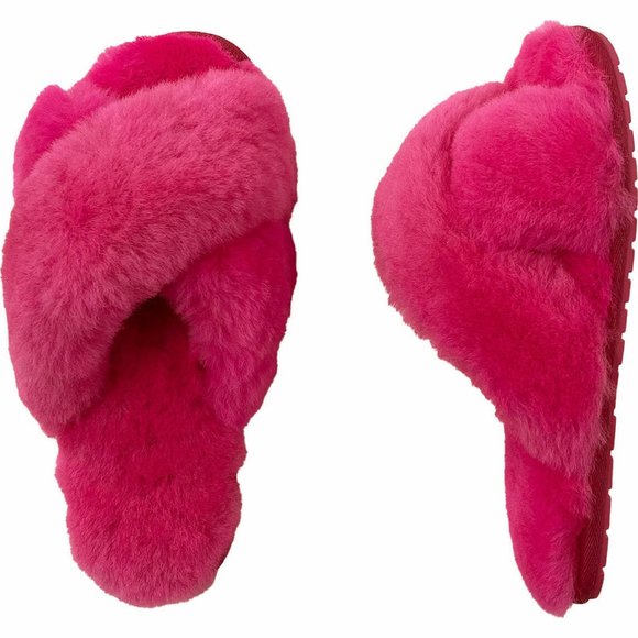 NEW Emu Australia Mayberry Sheepskin Slipper!  US 5 Euro 36  Fuchsia Pink - Picture 1 of 3